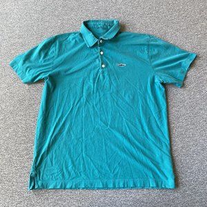 Patagonia Men’s Size Medium Blue Short Sleeve Collared Logo Polo Shirt